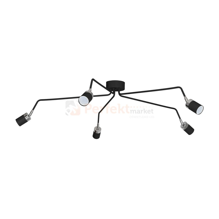 Lampa sufitowa JOKER BLACK 5xGU10 MLP1341