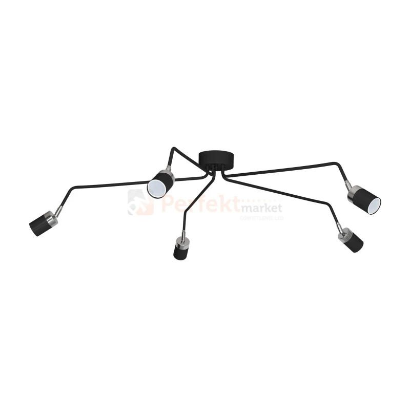 Lampa sufitowa JOKER BLACK 5xGU10 MLP1341