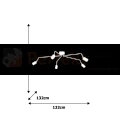 Lampa sufitowa JOKER BLACK 5xGU10 MLP1341