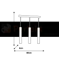 Lampa wisząca JOKER WHITE 3xGU10 MLP1348