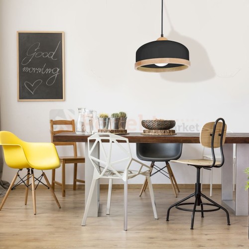 Lampa wisząca STUDIO BLACK 1xE27 MLP8851