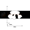 Lampa sufitowa OVAL WHITE 3xE27 MLP8652