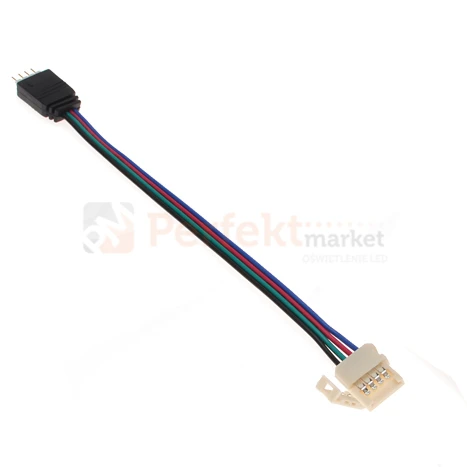 złączka RGB 4 pin 10mm wtyk do kontrolera