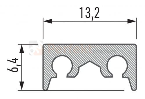 Profil LED oświetlenie_LED montażowy pomocniczy Cosmo M1 perfektmarket 