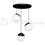 Lampa wisząca SFERA BLACK 3xE14 MLP8868