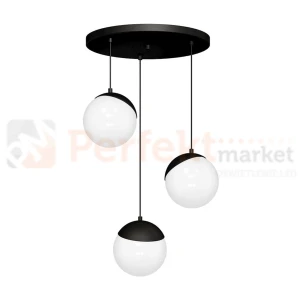 Lampa wisząca SFERA BLACK 3xE14 MLP8868