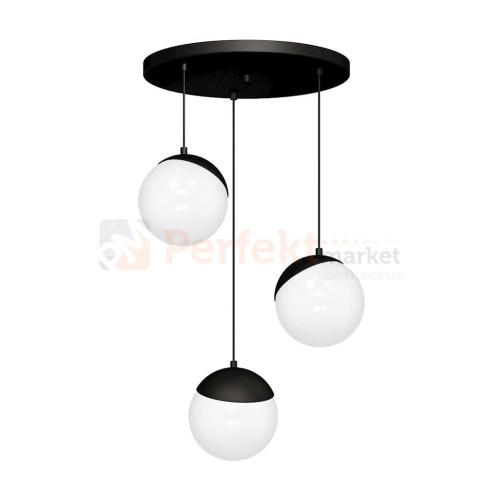 Lampa wisząca SFERA BLACK 3xE14 MLP8868