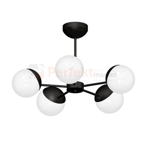 Żyrandol SFERA BLACK 5xE14 MLP8866