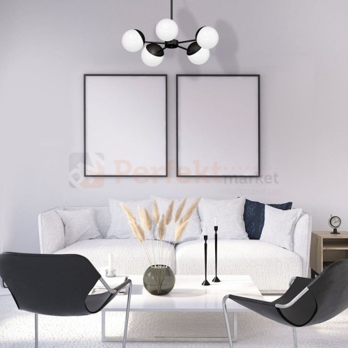 Żyrandol SFERA BLACK 5xE14 MLP8866