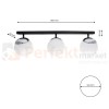 Lampa sufitowa SFERA 3xE14 MLP8873