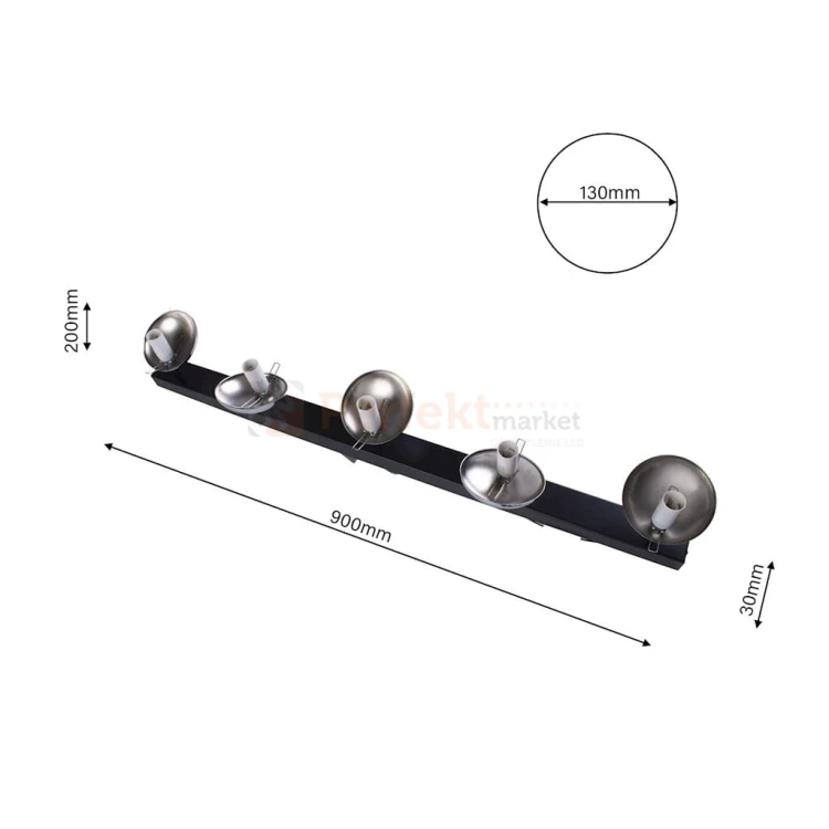Lampa sufitowa SFERA 5xE14 MLP8875