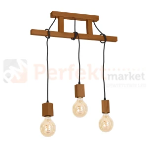 Lampa Wisząca JACK 3xE27 Dąb MLP4357