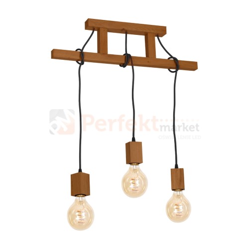 Lampa Wisząca JACK 3xE27 Dąb MLP4357
