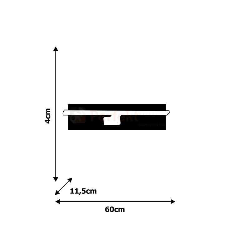 Kinkiet SHINE WHITE 12W LED ML5571
