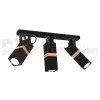 Lampa sufitowa VIDAR BLACK 3xGU10 MLP5402