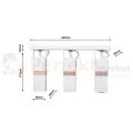 Lampa sufitowa VIDAR WHITE 3xGU10 MLP5407