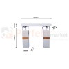 Lampa sufitowa VIDAR WHITE 2xGU10 MLP5406