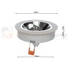 Oprawa podtynkowa REDONDO WHITE 1xAR111 GU10 ML5695
