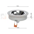 Oprawa podtynkowa REDONDO WHITE 1xAR111 GU10 ML5695
