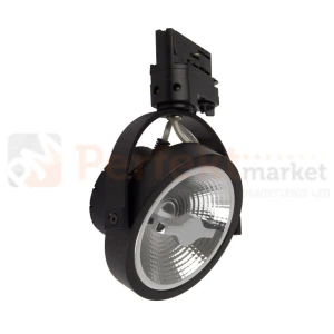 Milagro oprawa na szynoprzewód 1F LUGAR BLACK TRACK 1F HQ 1xAR111 GU10 ML5702 czarna