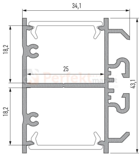 Profil aluminiowy LED Dopio oświetlenie_LED oswetlenie_biurowe biuro wymiary rozmiar perfektmarket.jpg