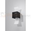 lampa_ścienna kinkiet czarna g9 nowoczesna minimalizm design lampa kwadratowa plafon LED loreto czarny perfektmarket SL.0201