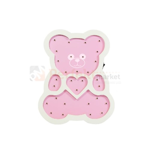 lampka dziecięca drewniana led mis rozowy na baterie aa polux 310668 perfektmarket.jpg