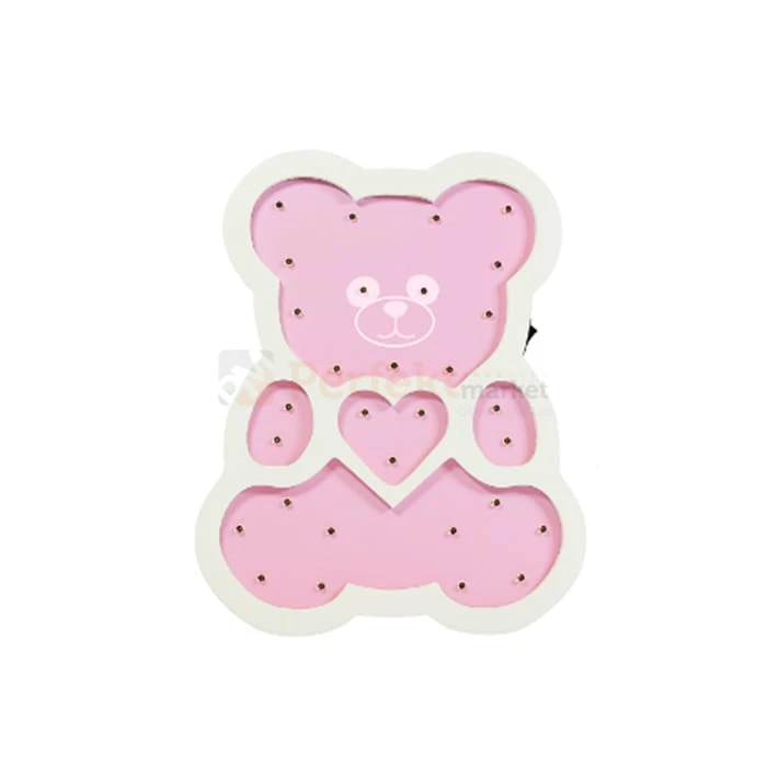 lampka dziecięca drewniana led mis rozowy na baterie aa polux 310668 perfektmarket.jpg