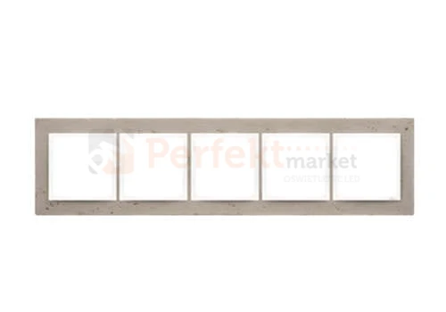 Simon 54 nature ramka 5-krotna beton betonowa al_betone szara DRN5/91 perfektmarket
