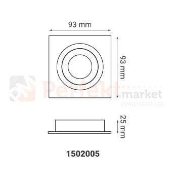 oprawa_halogenowa oprawa_ruchoma kwadratowa biała wpuszczana oświetlenie_led oprawa_led oświetlenie żarówki_led lampy_sufitowe halogeny_led oprawy_do_łazienki lampa_led crosti modi 1502005 wymiary perfektmarket
