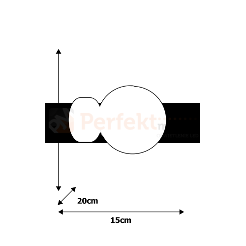 Kinkiet SFERA WOOD 1xE14 MLP5423