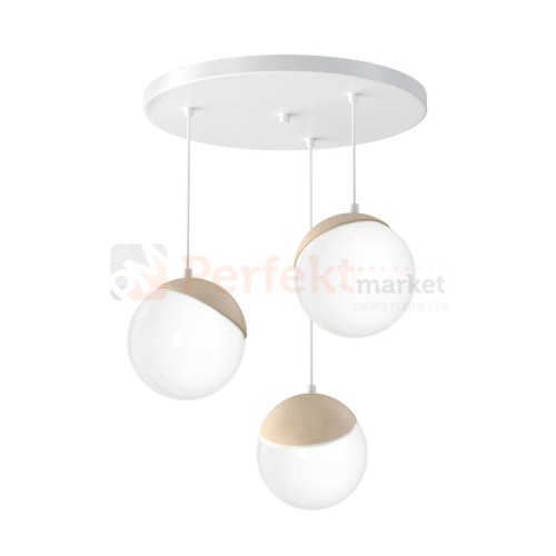Lampa wisząca SFERA WOOD 3xE14 MLP5425