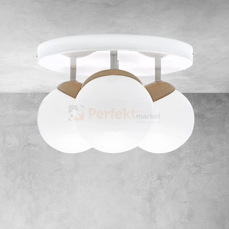 Lampa sufitowa SFERA WOOD 3xE14 MLP5429
