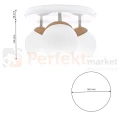 Lampa sufitowa SFERA WOOD 3xE14 MLP5429