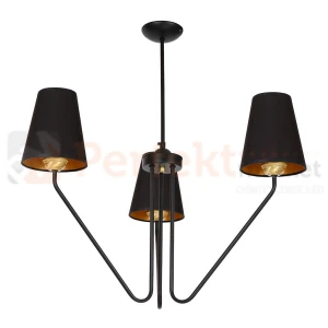 Żyrandol VICTORIA BLACK 3xE27 MLP4912