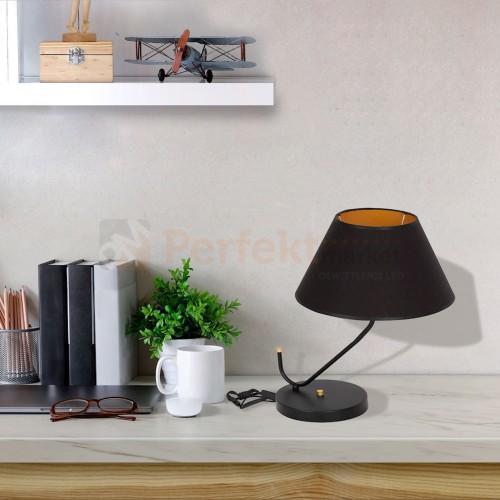 Lampa stołowa VICTORIA BLACK 1xE27 MLP4914