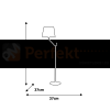 Lampa stojąca VICTORIA 1xE27 MLP4910