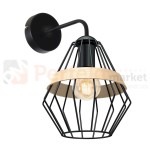 Kinkiet CLIFF BLACK 1xE27 MLP5523