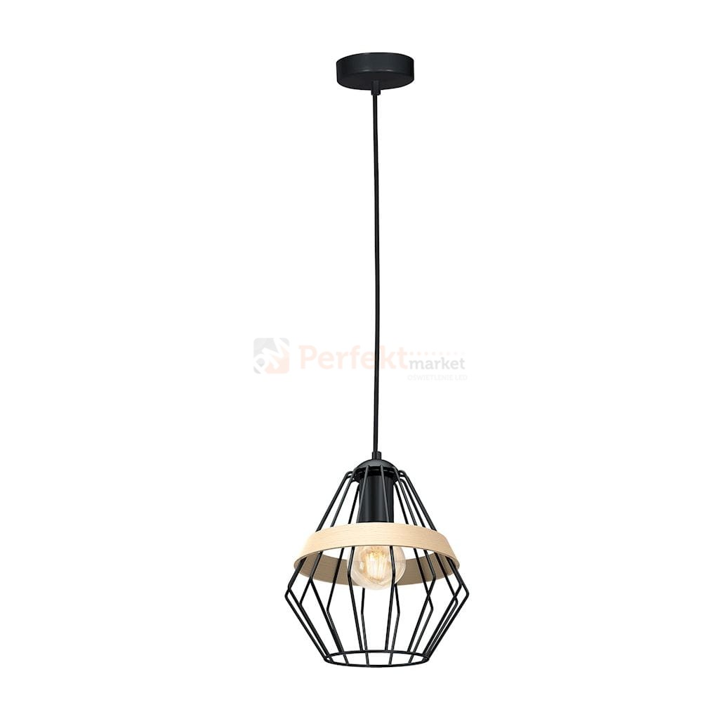 Lampa wisząca CLIFF BLACK 1xE27 MLP5524
