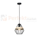 Lampa wisząca CLIFF BLACK 1xE27 MLP5524