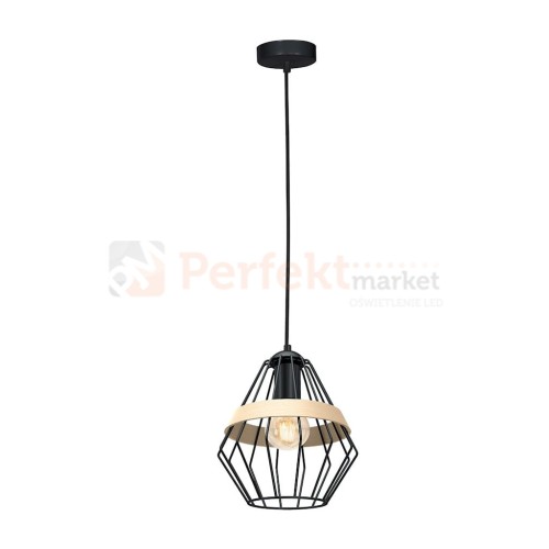 Lampa wisząca CLIFF BLACK 1xE27 MLP5524