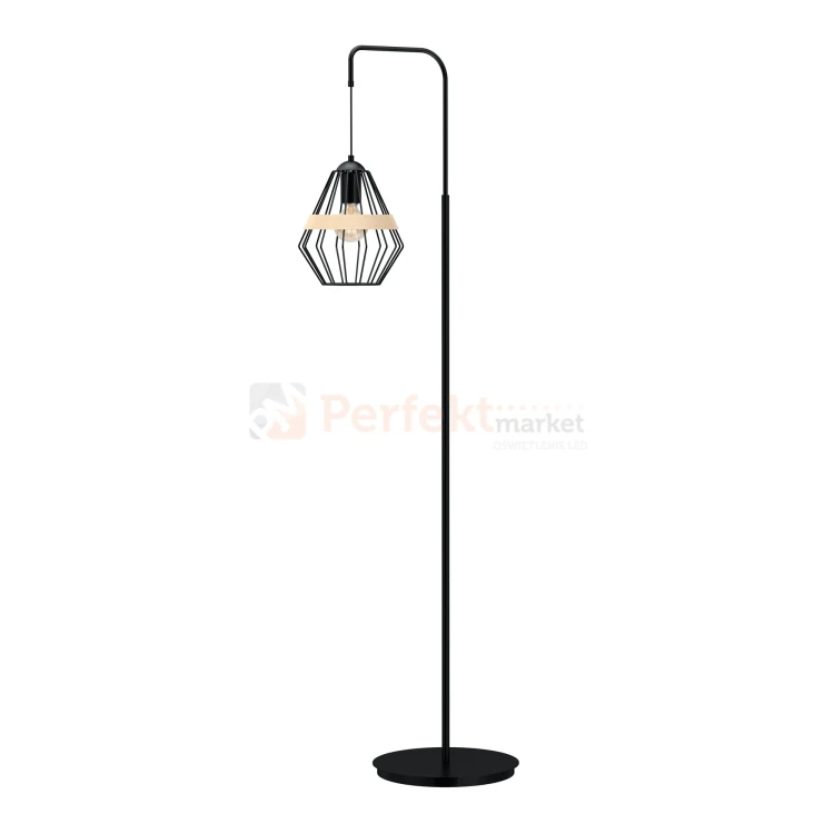 Lampa stojąca CLIFF BLACK 1xE27 MLP5528