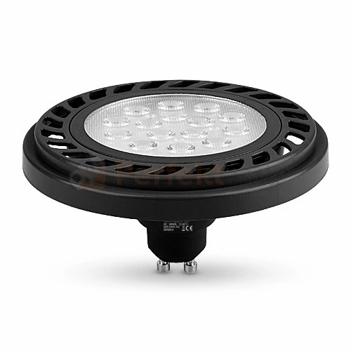 zarowka led es111 gu10 czarna obudowa niska 30 stopni 57mm 230v perfektmarket.png