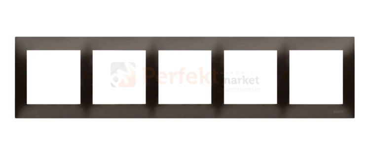 DR5/46 Simon 54 Premium ramka 5_krotna brąz mat metalizowany perfektmarket
