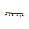 Lampa sufitowa JOKER BLACK/GOLD 6xGU10 MLP6126