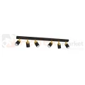 Lampa sufitowa JOKER BLACK/GOLD 6xGU10 MLP6126