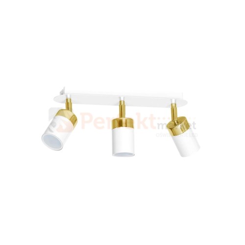 Lampa sufitowa JOKER WHITE/GOLD 3xGU10 MLP6130