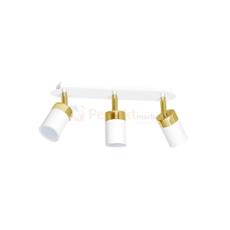 Lampa sufitowa JOKER WHITE/GOLD 3xGU10 MLP6130