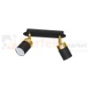 Lampa sufitowa JOKER BLACK/GOLD 2xGU10 MLP6124