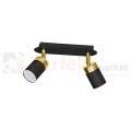 Lampa sufitowa JOKER BLACK/GOLD 2xGU10 MLP6124